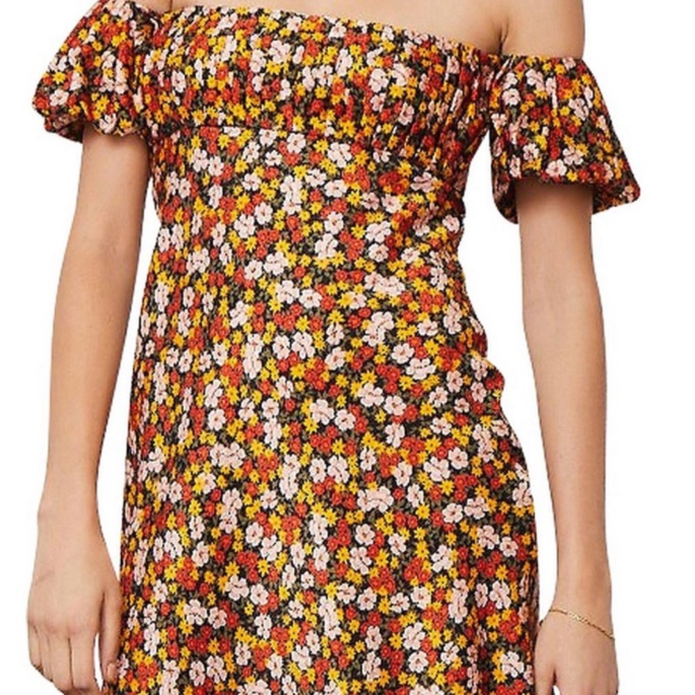BEC + BRIDGE Floral Off-Shoulder Dress